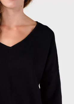 Klitmoller Collective Strick-Randi knit - Black Lemonsorbet