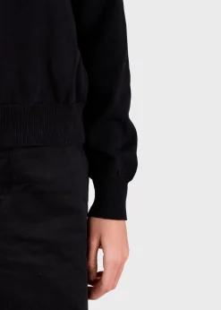 Klitmoller Collective Strick-Randi knit - Black Lemonsorbet