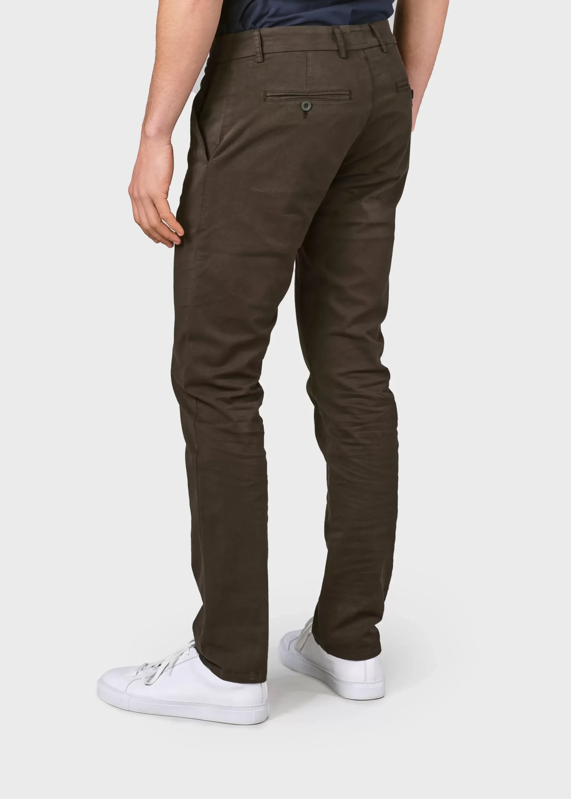 Klitmoller Collective Hosen-Ras twill chino - Olive Navy