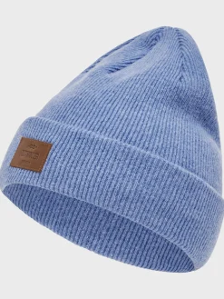 Klitmoller Collective Accessories-Rib beanie - Light blue
