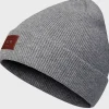 Klitmoller Collective Accessories-Rib beanie - Light grey