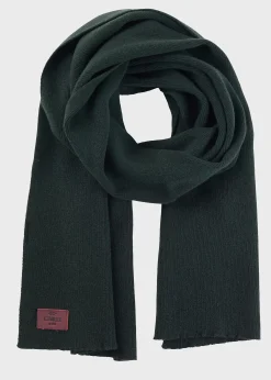 Klitmoller Collective Accessories-Rib scarf - Olive Coffee