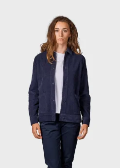 Klitmoller Collective Jacken-Rita corduroy jacket - Navy