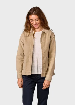 Klitmoller Collective Jacken-Rita corduroy jacket - Sand Navy