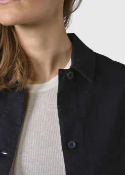 Klitmoller Collective Jacken-Rita twill jacket - Navy Sand