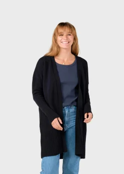 Klitmoller Collective Strick-Rosemarie knit cardigan - Black Navy