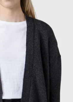 Klitmoller Collective Strick-Rosemarie knit cardigan - Anthracite Navy