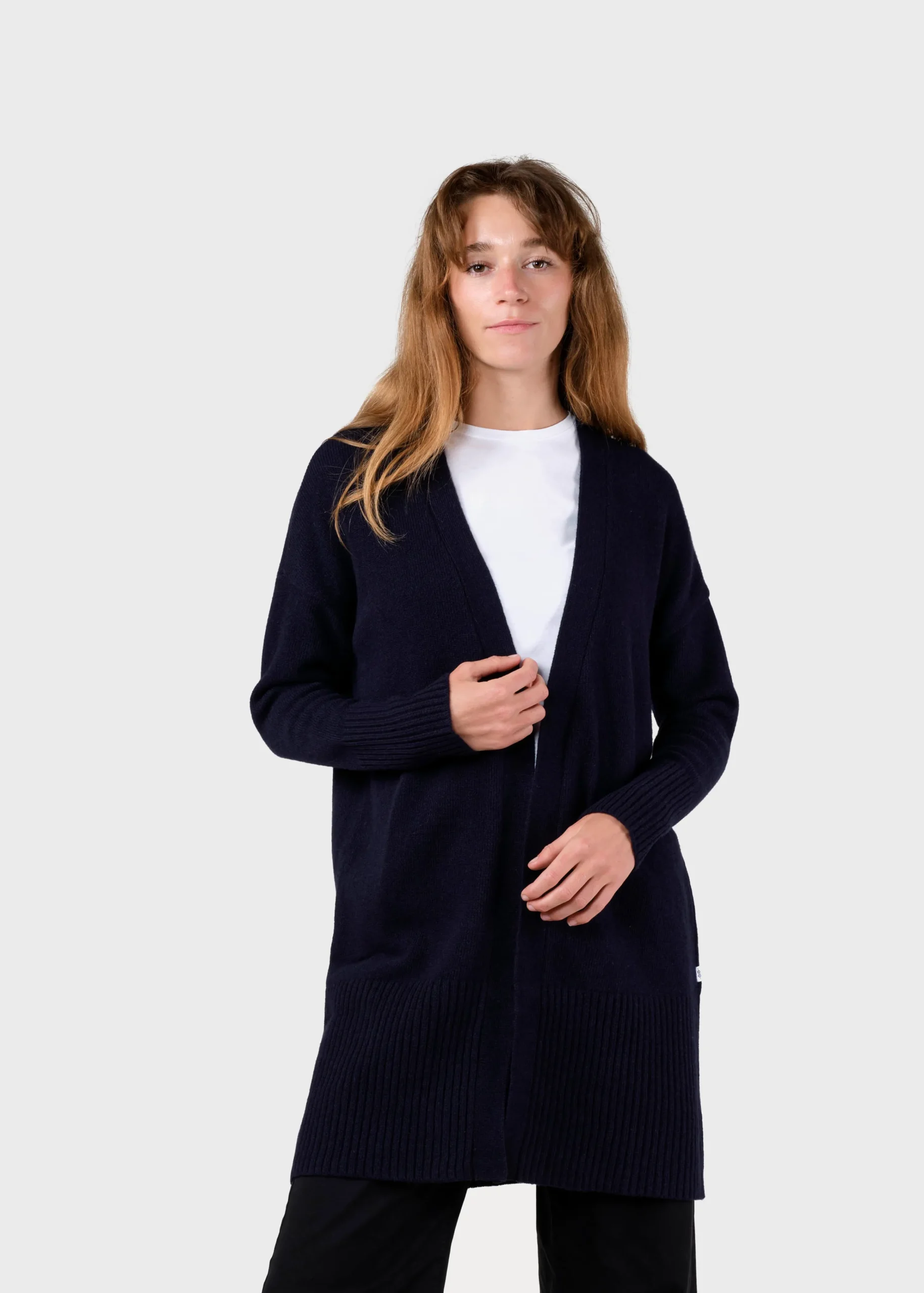 Klitmoller Collective Strick-Rosemarie knit cardigan - Navy
