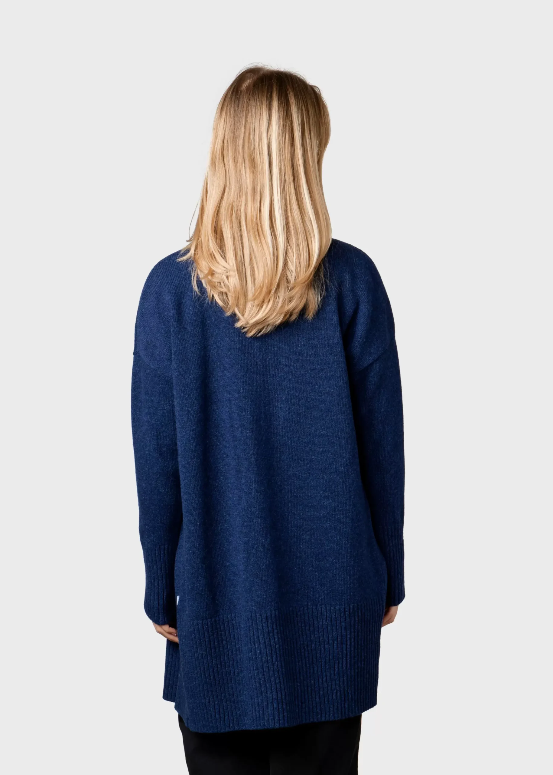 Klitmoller Collective Strick-Rosemarie knit cardigan - Deep blue Navy