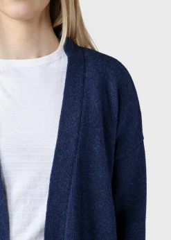 Klitmoller Collective Strick-Rosemarie knit cardigan - Deep blue Navy