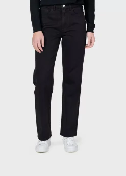 Klitmoller Collective Hosen-Rubi denim pant - Black stonewash Lightbluestonewash