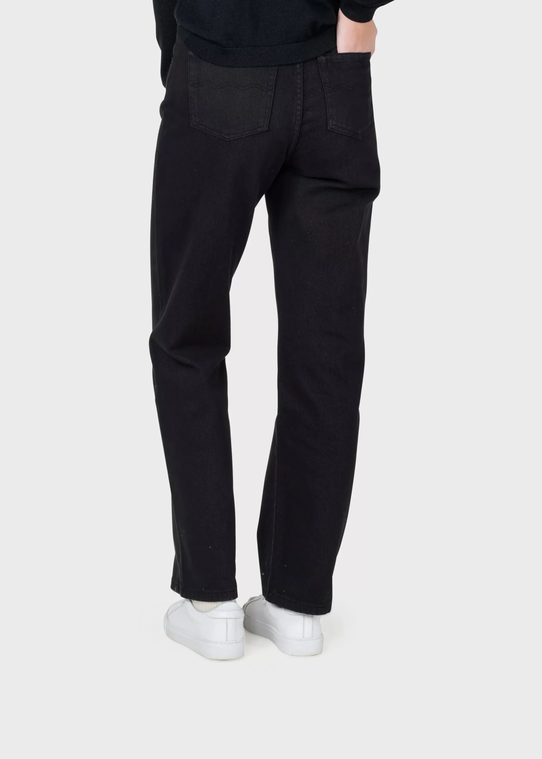 Klitmoller Collective Hosen-Rubi denim pant - Black stonewash Lightbluestonewash