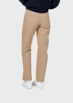 Klitmoller Collective Hosen-Rubi denim pant - Sand Lightbluestonewash