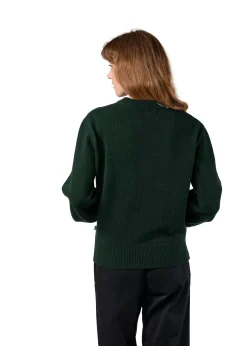 Klitmoller Collective Recycelte Wolle-Sabine knit - Moss Green MossGreen