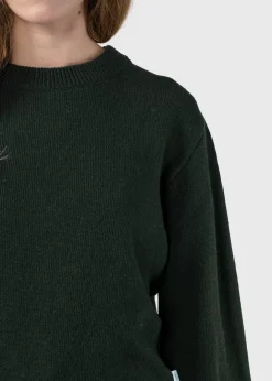 Klitmoller Collective Recycelte Wolle-Sabine knit - Moss Green MossGreen