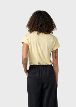 Klitmoller Collective T-shirts-Sigrid tee - Lemon sorbet Navy