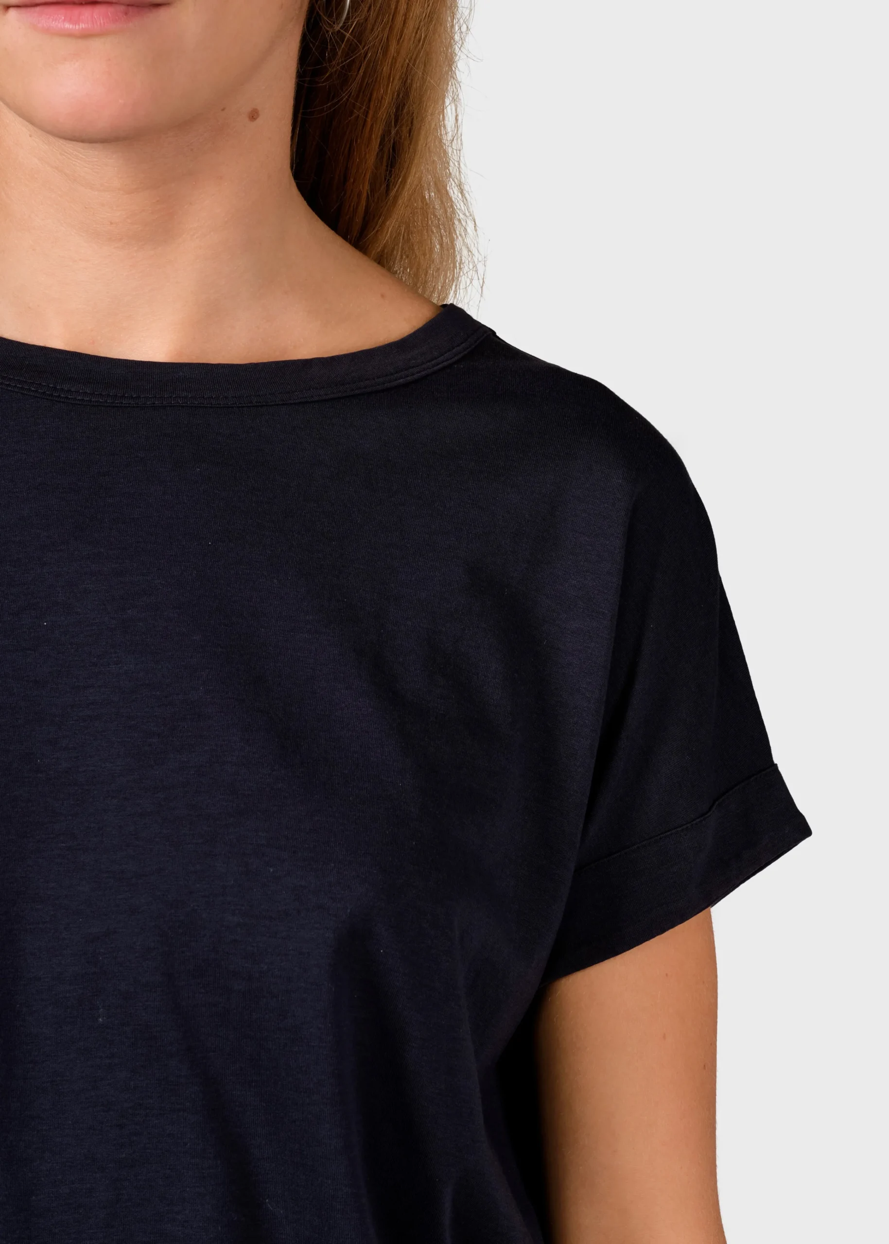 Klitmoller Collective T-shirts-Sigrid tee - Navy Lilac