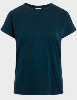 Klitmoller Collective T-shirts-Sigrid tee - Navy Lilac