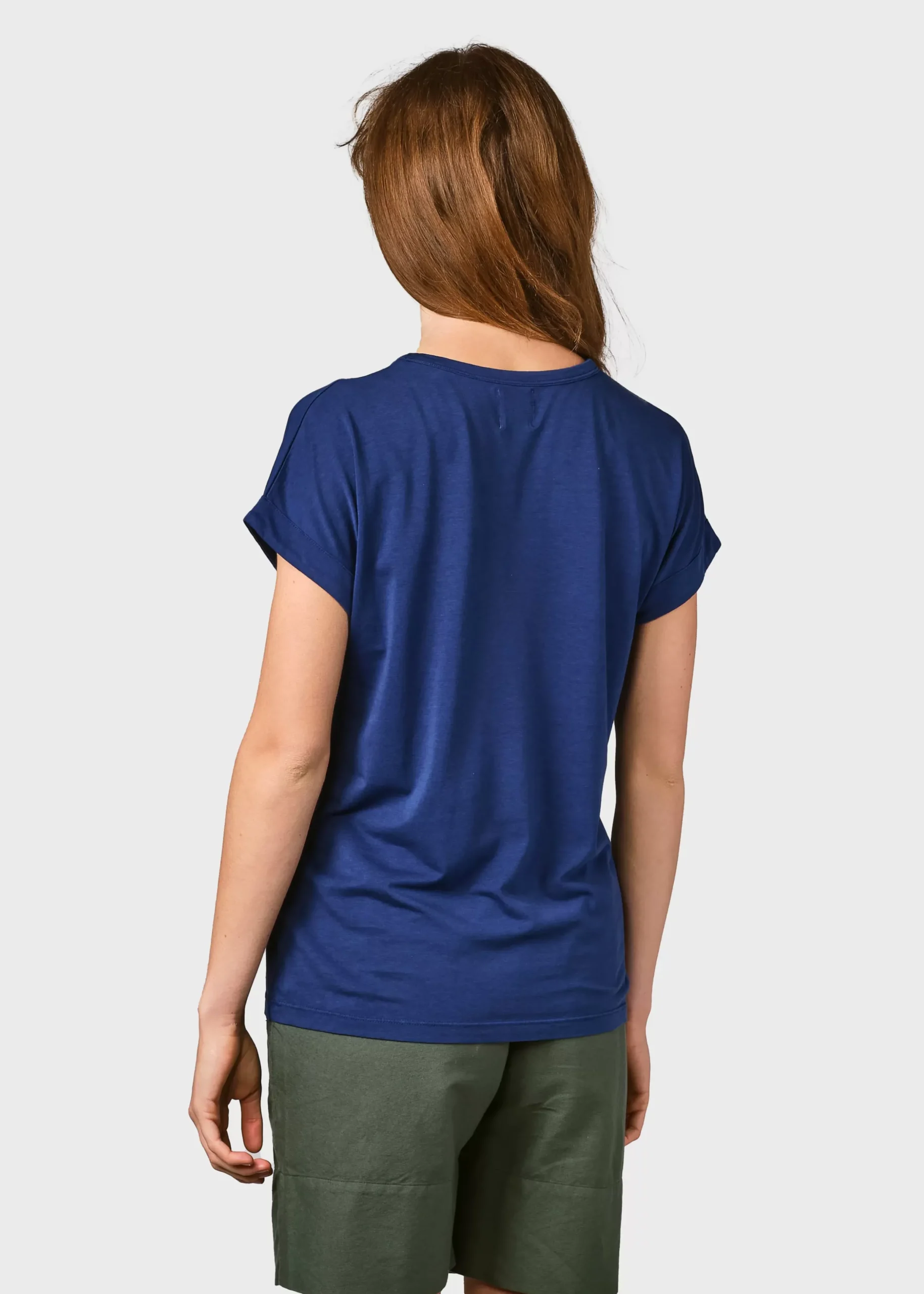 Klitmoller Collective T-shirts-Sigrid tee - Ocean Cream/skyblue