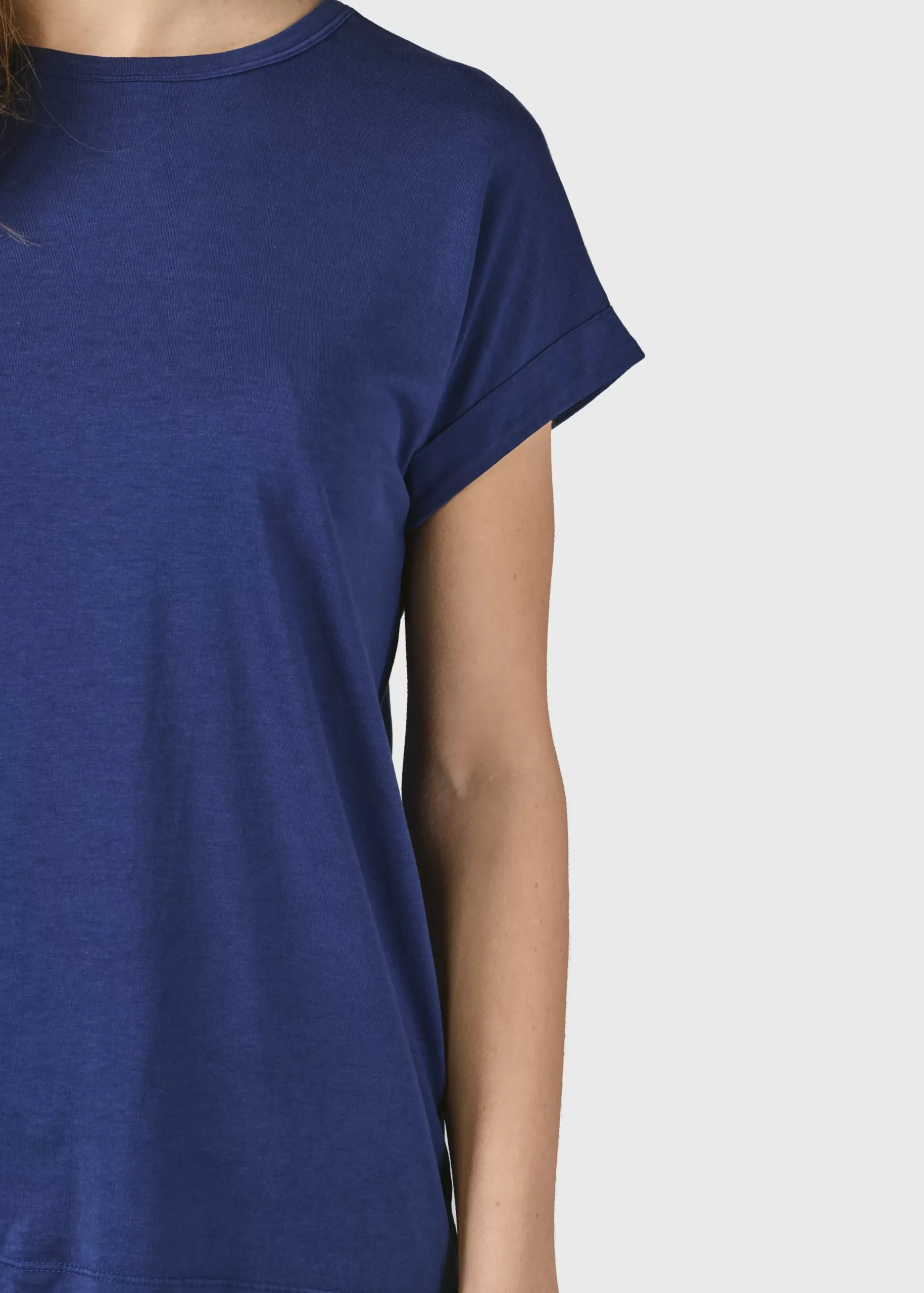 Klitmoller Collective T-shirts-Sigrid tee - Ocean Cream/skyblue