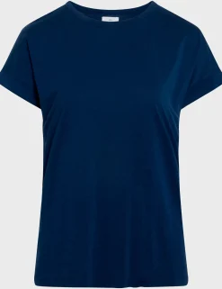 Klitmoller Collective T-shirts-Sigrid tee - Ocean Cream/skyblue