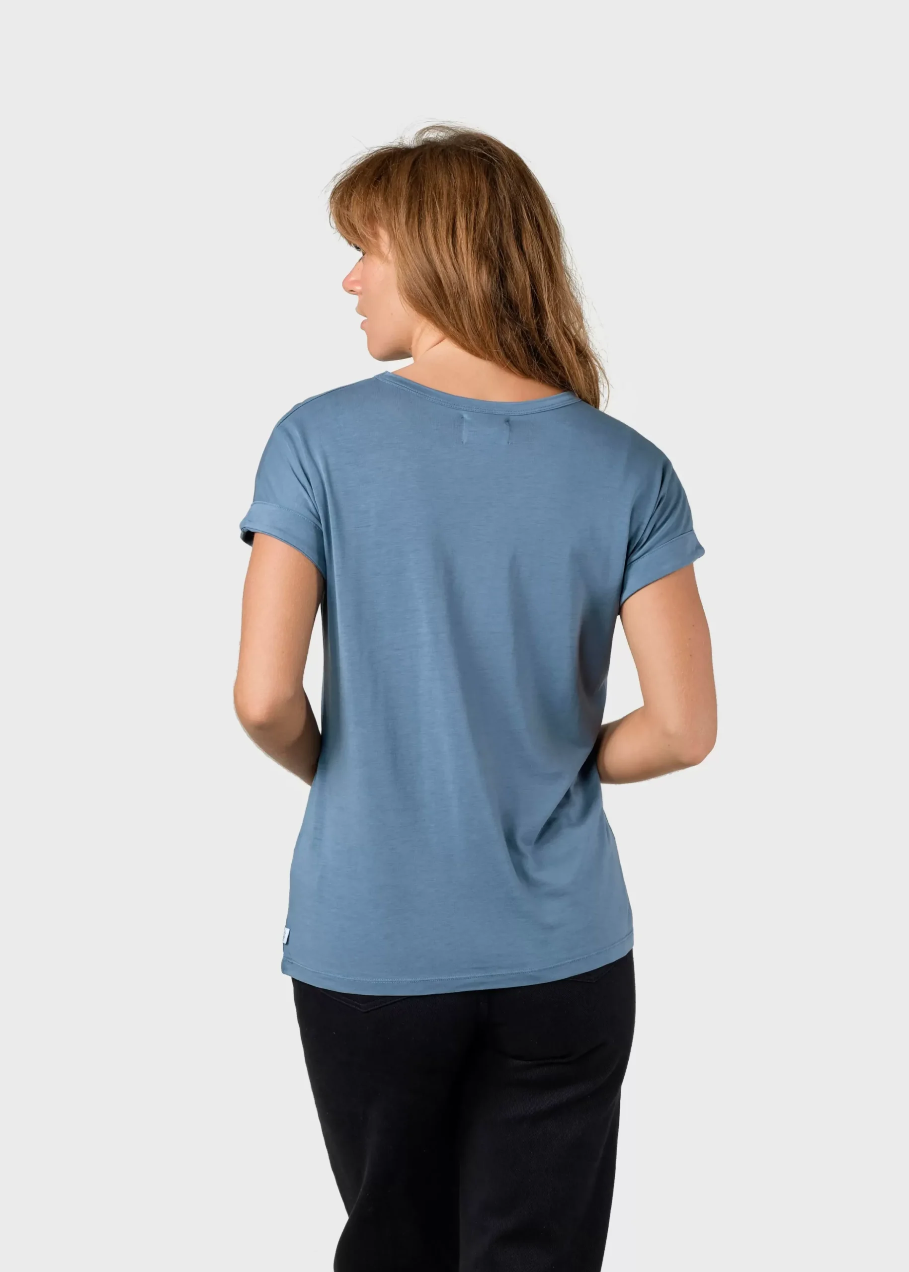 Klitmoller Collective T-shirts-Sigrid tee - Sky blue Lilac