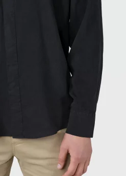 Klitmoller Collective Hemden-Simon lyocell shirt - Black Olive
