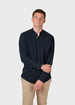 Klitmoller Collective Hemden-Simon lyocell shirt - Navy Bluetones