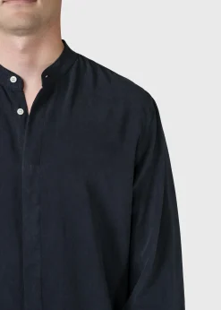 Klitmoller Collective Hemden-Simon lyocell shirt - Navy Bluetones