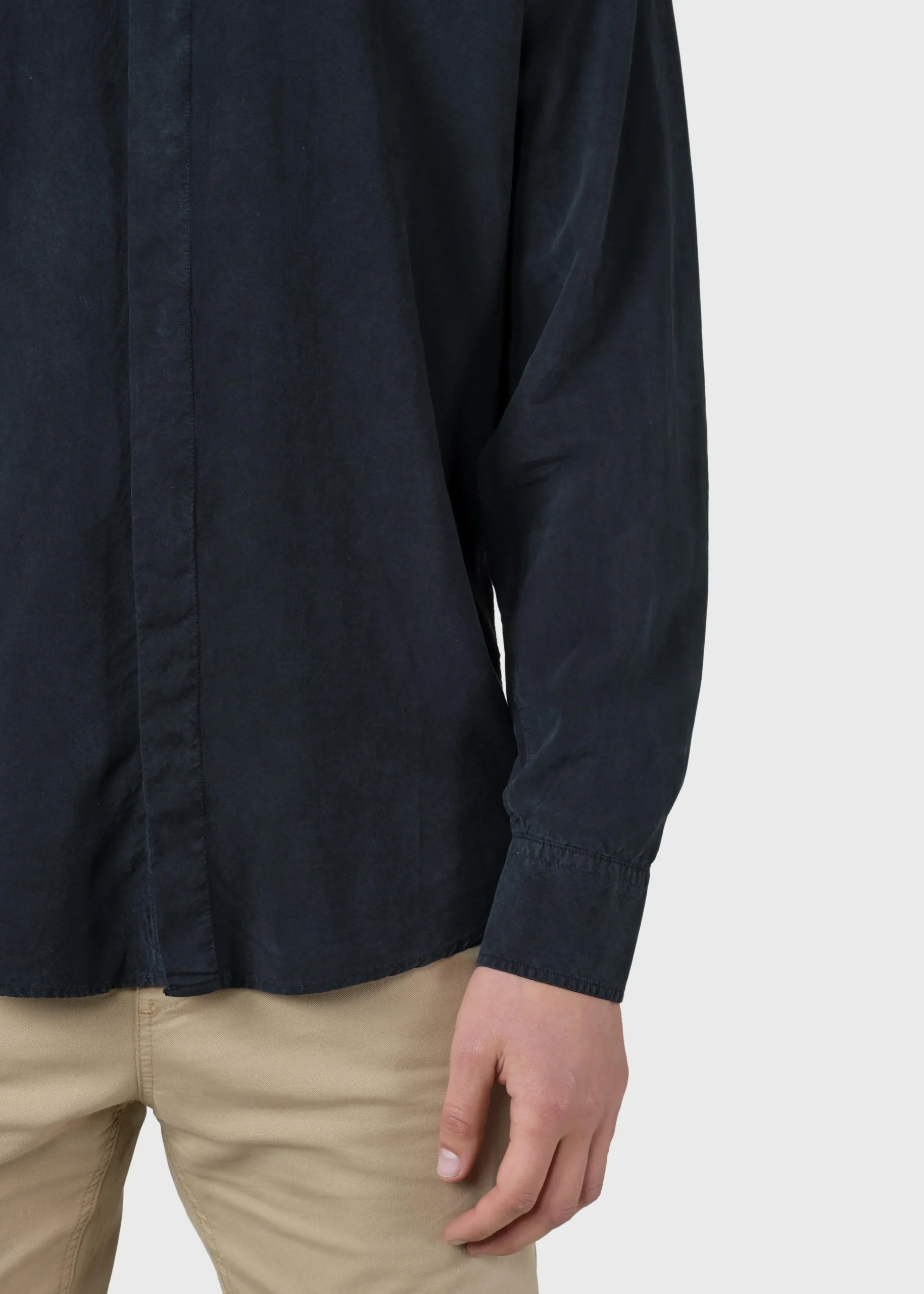 Klitmoller Collective Hemden-Simon lyocell shirt - Navy Bluetones