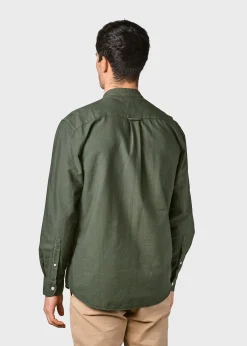 Klitmoller Collective Hemden-Simon shirt - Olive White