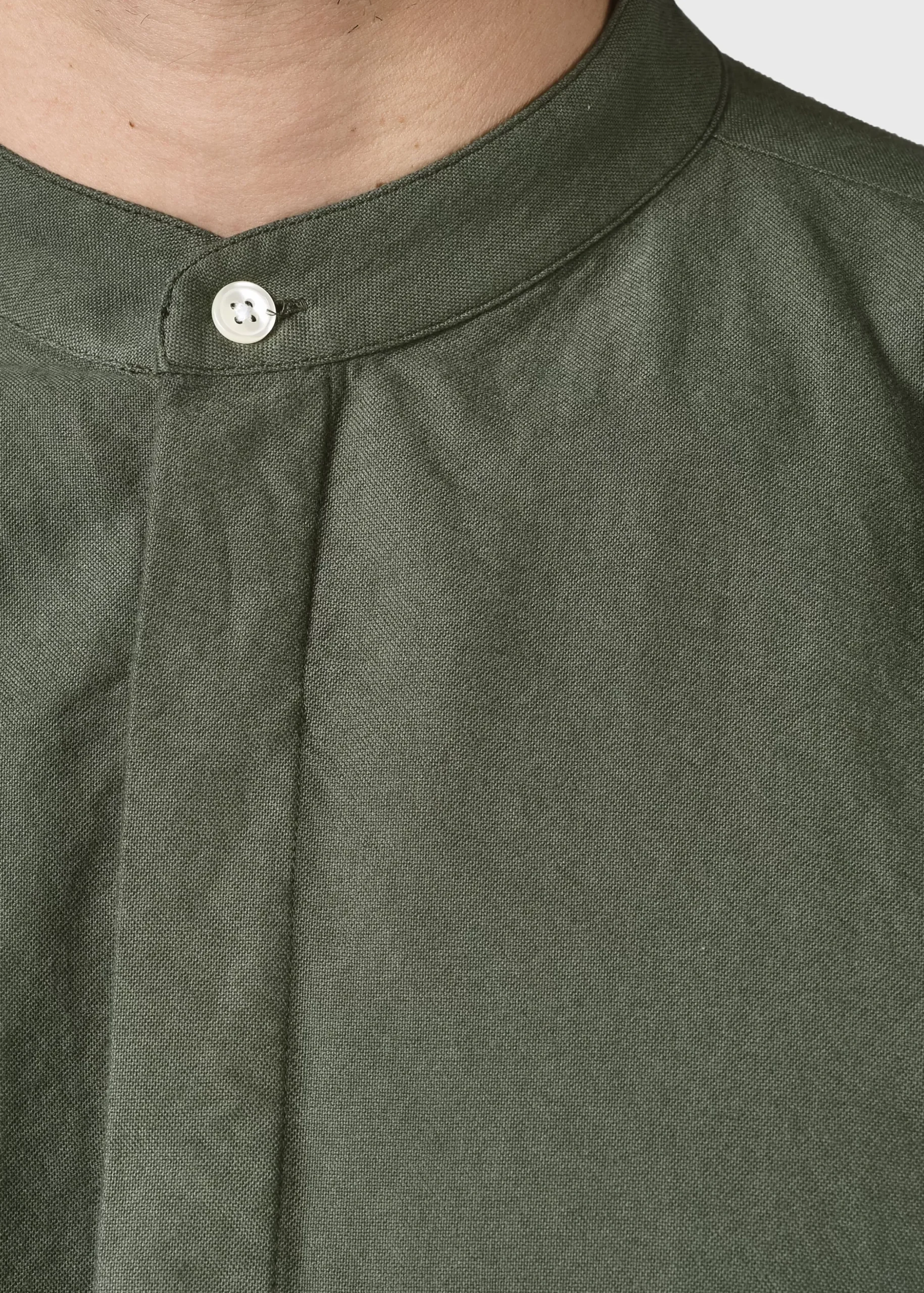 Klitmoller Collective Hemden-Simon shirt - Olive White