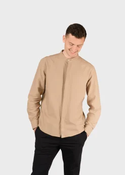 Klitmoller Collective Hemden-Simon shirt - Sand White
