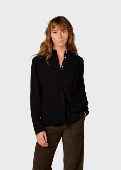 Klitmoller Collective Hemden-Simone shirt - Black Skyblue