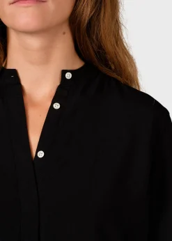 Klitmoller Collective Hemden-Simone shirt - Black Skyblue