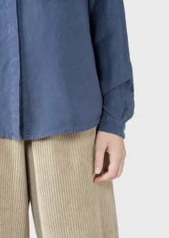 Klitmoller Collective Hemden-Simone shirt - Deep blue White