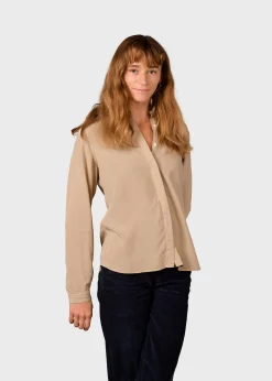 Klitmoller Collective Hemden-Simone shirt - Sand Pastelgrey