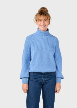 Klitmoller Collective Strick-Svale knit - Light blue Navy
