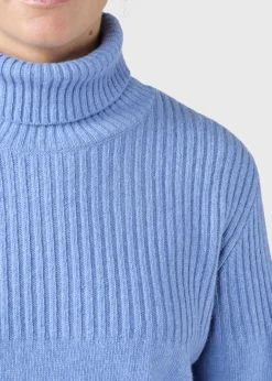 Klitmoller Collective Strick-Svale knit - Light blue Navy