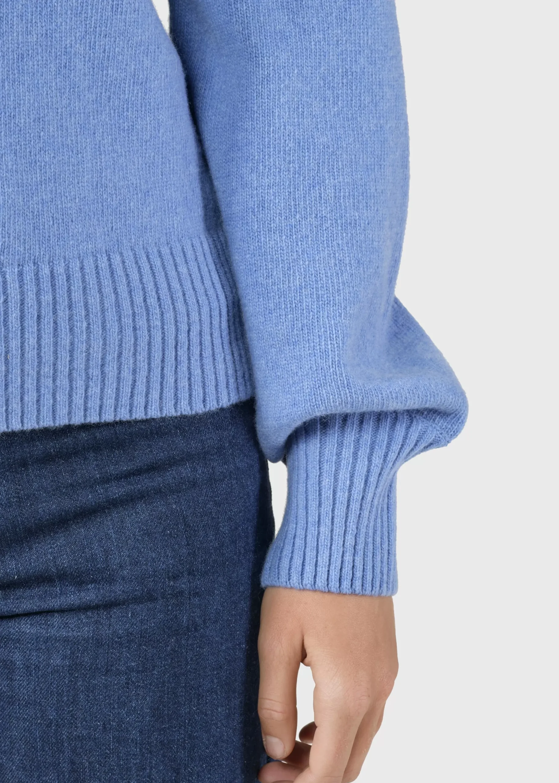 Klitmoller Collective Strick-Svale knit - Light blue Navy