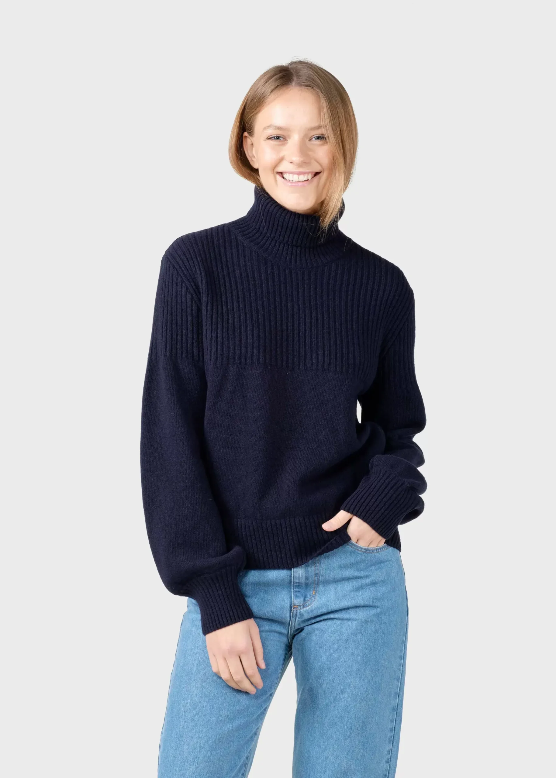 Klitmoller Collective Strick-Svale knit - Navy
