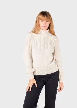 Klitmoller Collective Strick-Svale knit - Pastel sand Navy