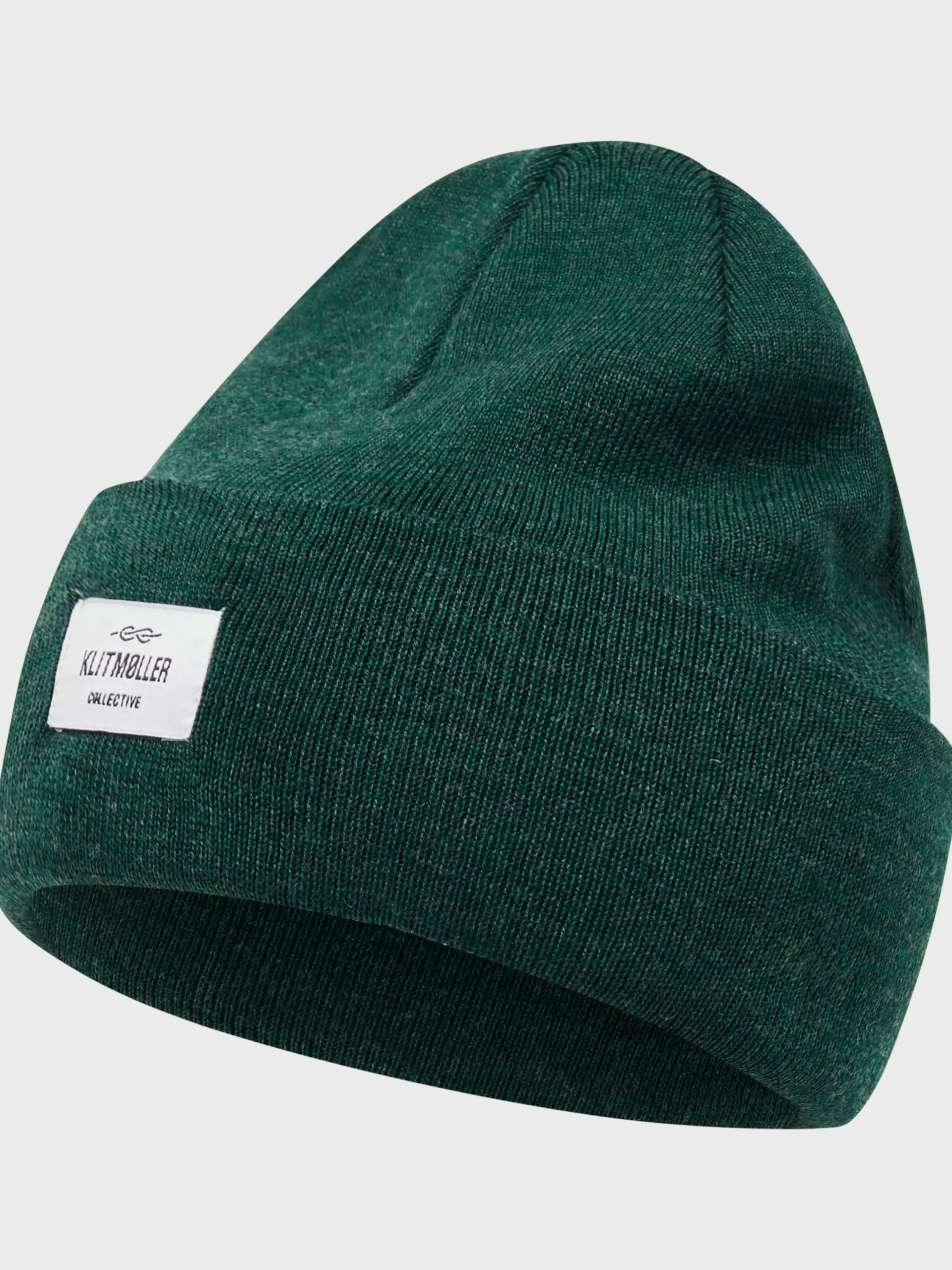 Klitmoller Collective Accessories-Tall beanie - Moss Green MossGreen