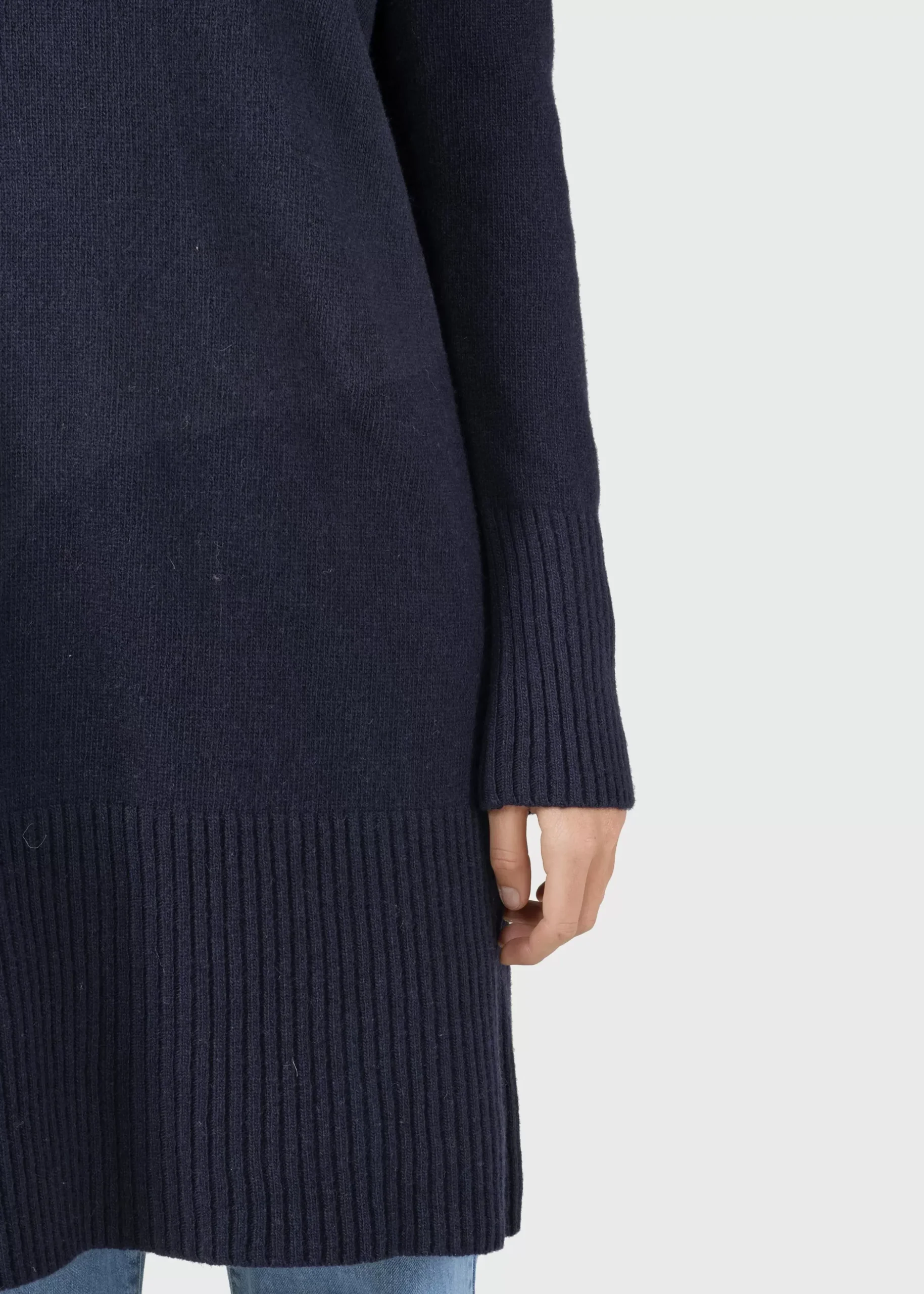 Klitmoller Collective Strick-Thea Knit dress - Navy Pastelgrey