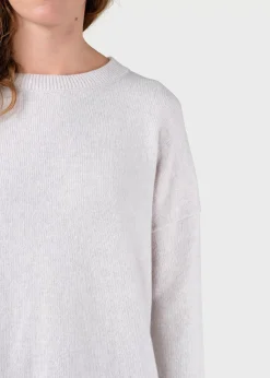 Klitmoller Collective Strick-Thea Knit dress - Pastel grey Pastelgrey