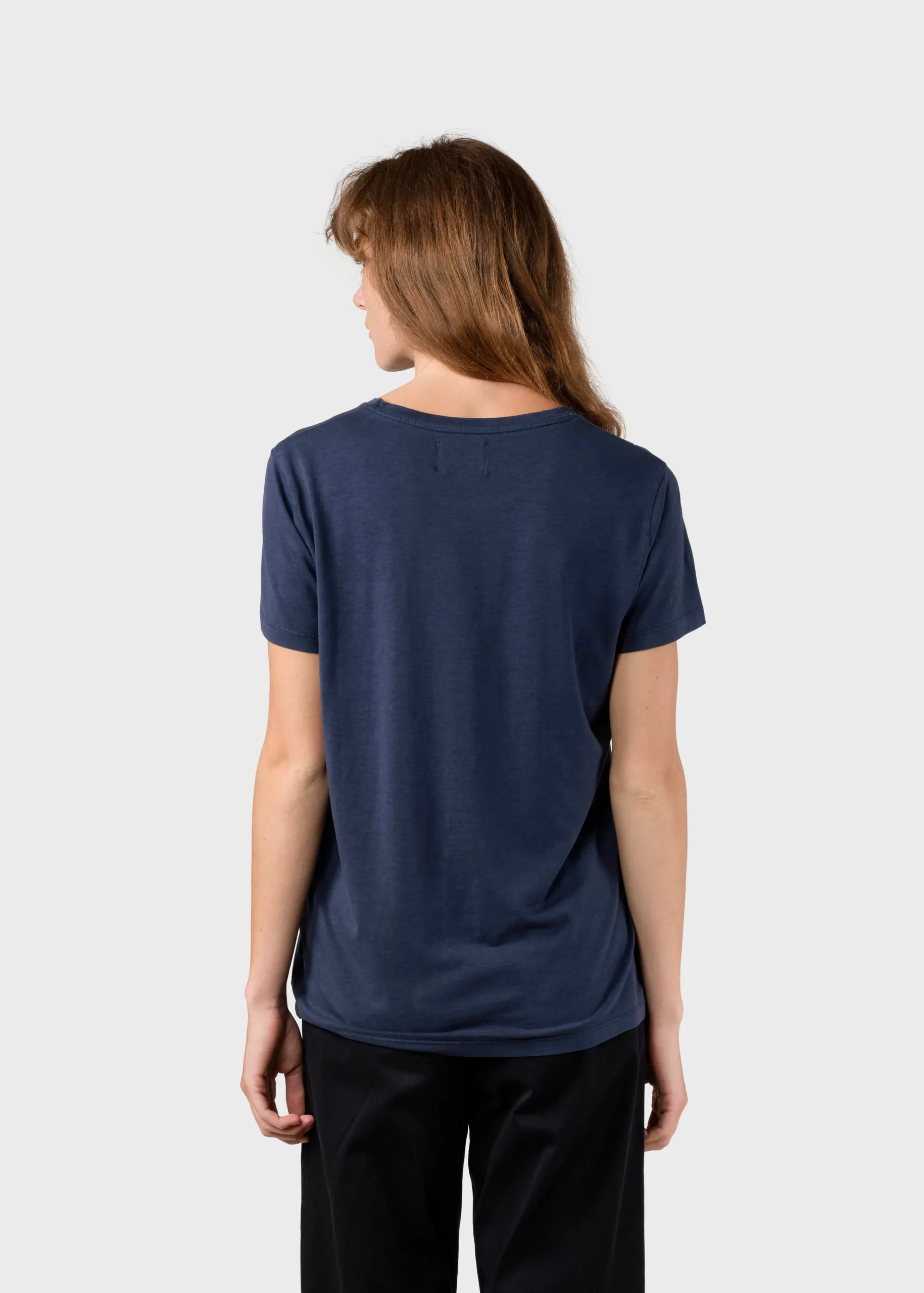 Klitmoller Collective T-shirts-Thelma tee - Navy MossGreen