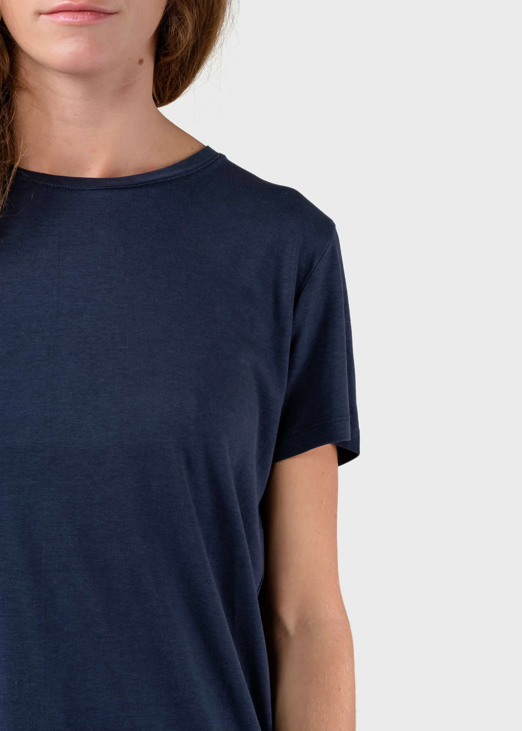 Klitmoller Collective T-shirts-Thelma tee - Navy MossGreen