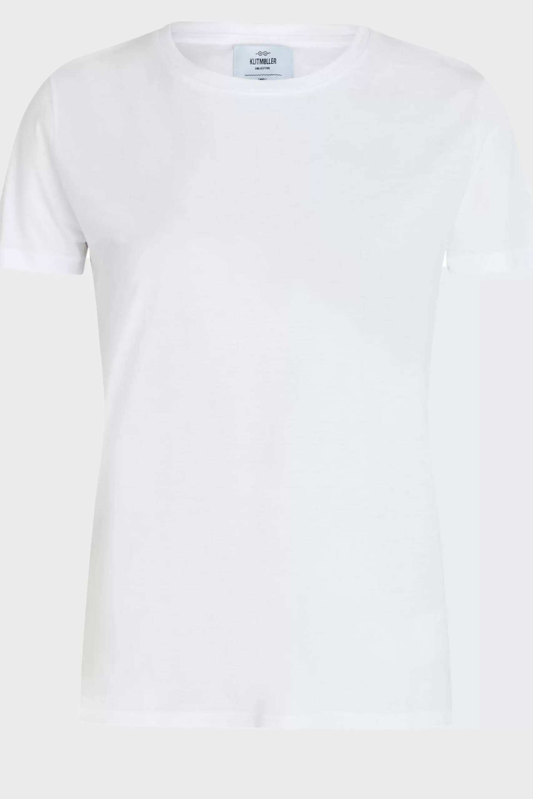 Klitmoller Collective T-shirts-Thelma tee - White MossGreen