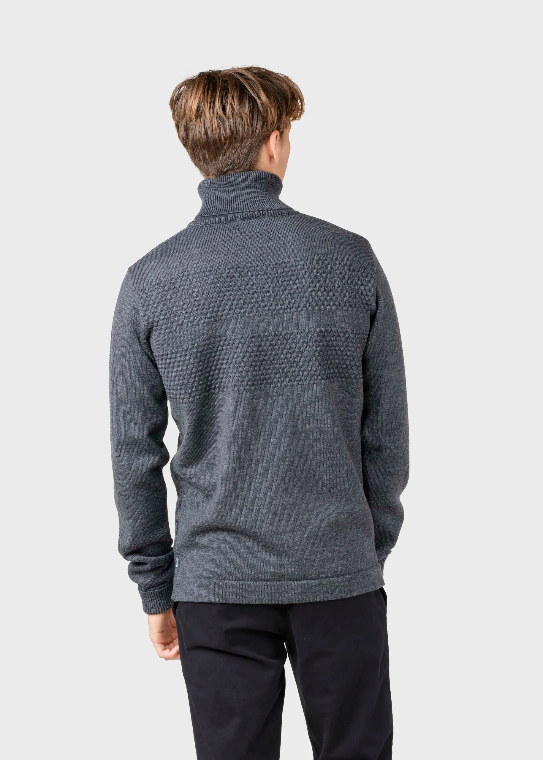 Klitmoller Collective Strick-Thorvald knit - Anthracite