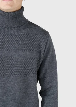 Klitmoller Collective Strick-Thorvald knit - Anthracite